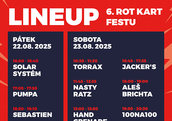 lineup rot kart 2026